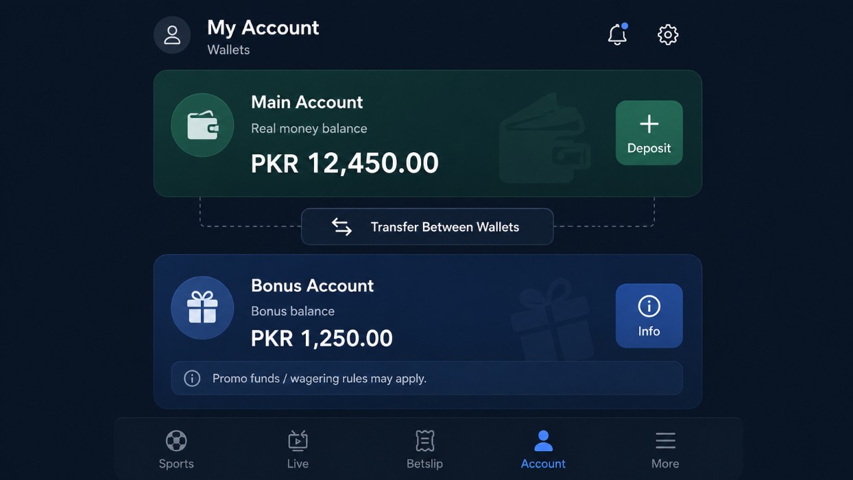 1xBet balance