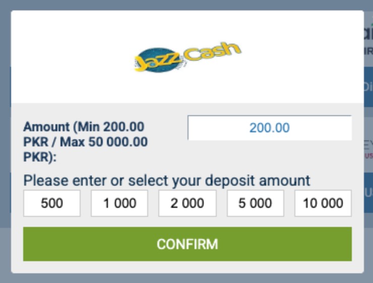 rapid JazzCash deposit