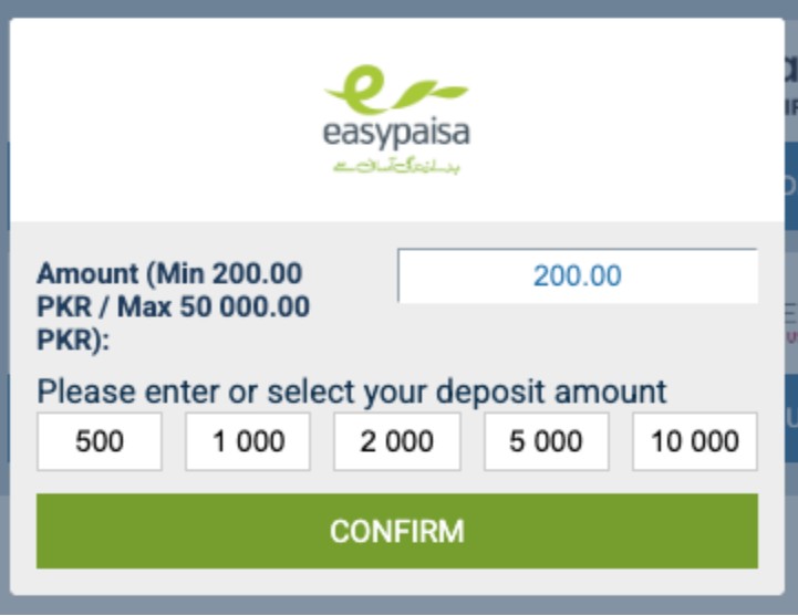 rapid EasyPaisa deposit