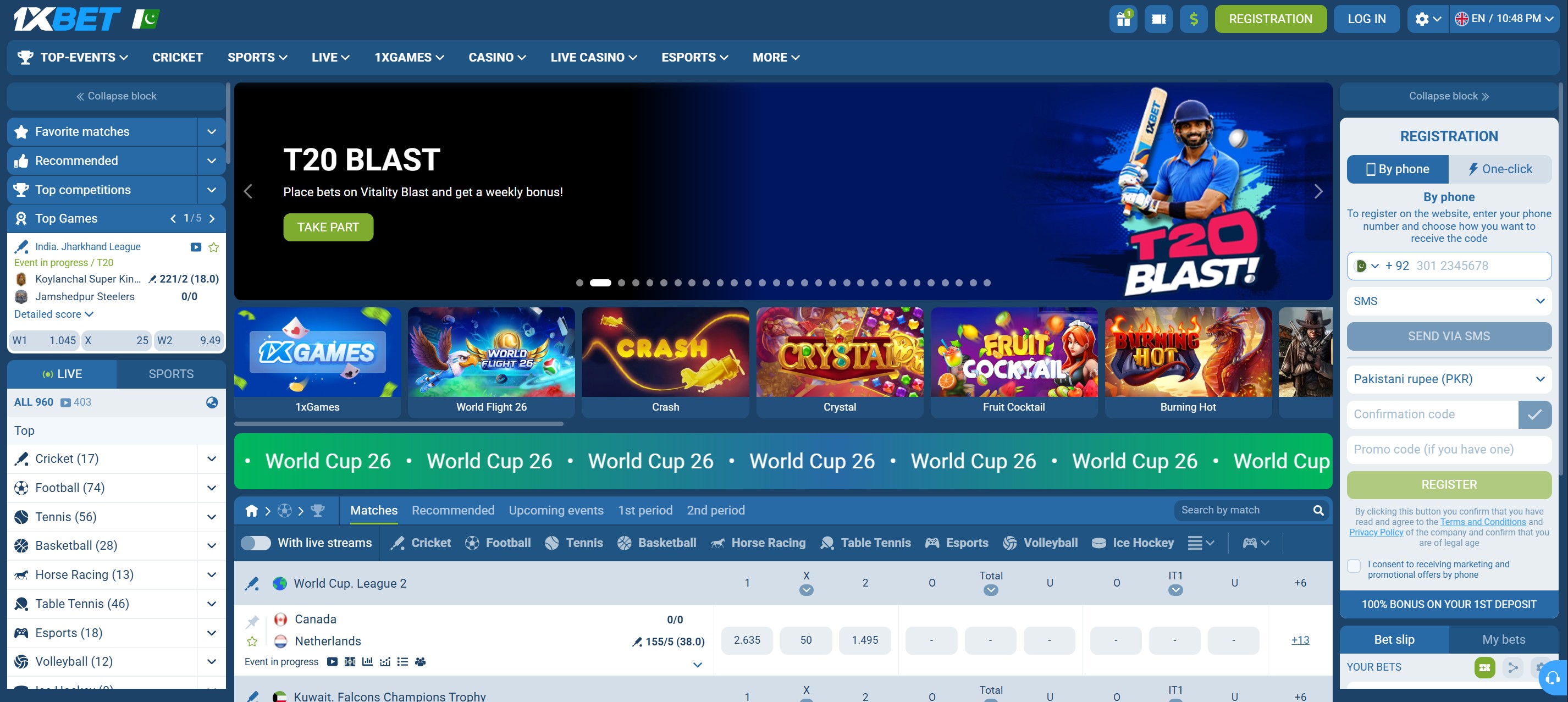 1xBet Betting